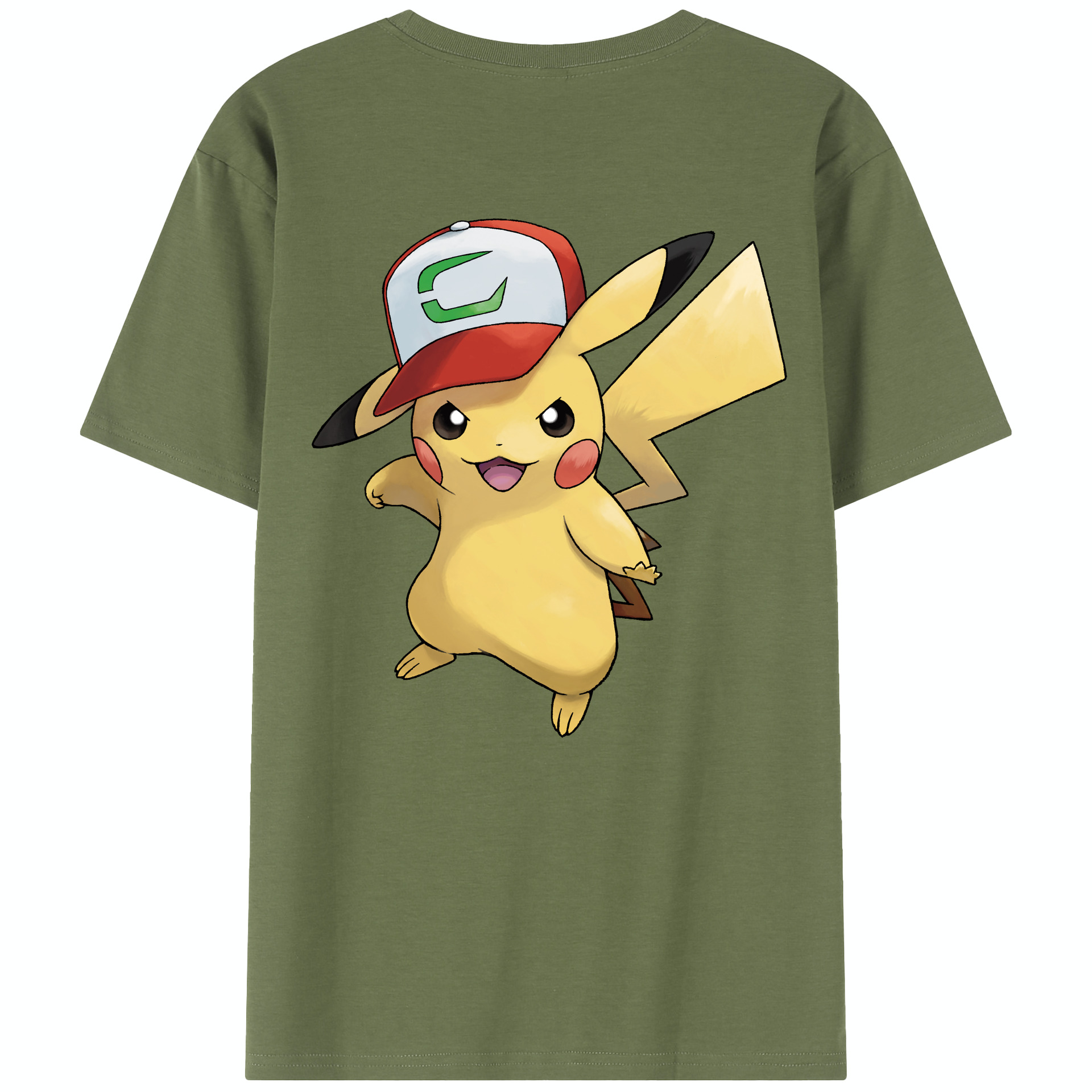 （画像用） ポケットモンスター Pokémon 綿100％半袖Tシャツ（背面プリント）
